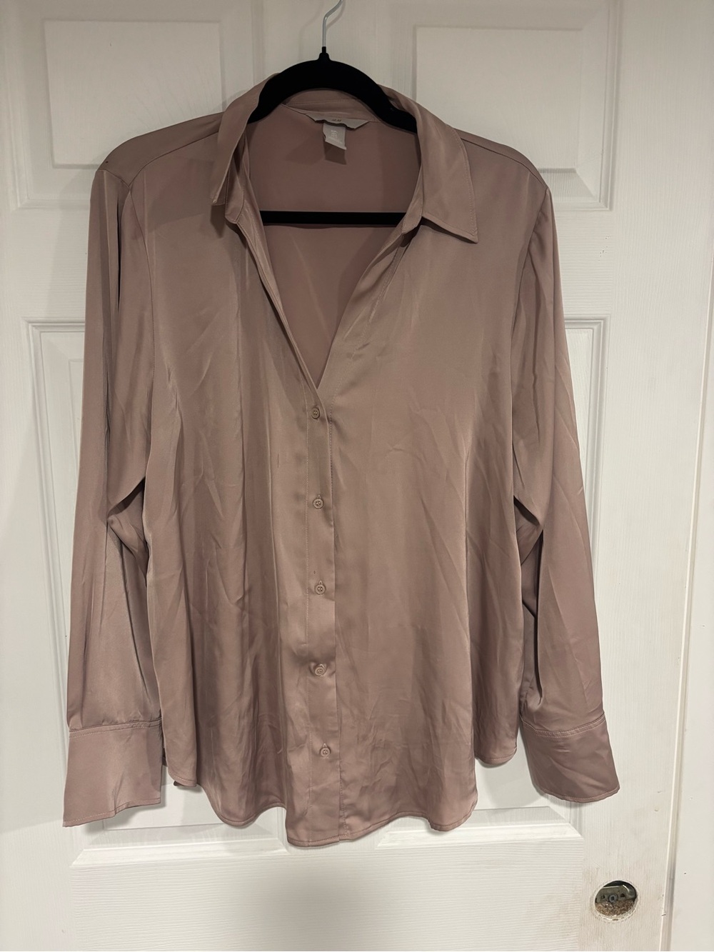 H&M Women's Blouse in Dusty Rose